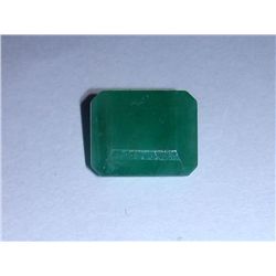 Natural African(Zambian) Emerald 4.95 Ctw Rectangular Cut Stone