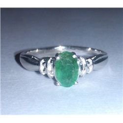 2.150g Ring of Emerald Sterling 925 Silver