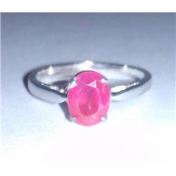 2.170g Ring of Ruby Sterling 925 Silver