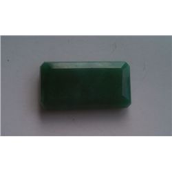 Natural African Emerald Beryl 33.65 Ct Rectangular Cut Stone