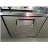 Image 1 : S/S 30" Single Door Ref. Worktop Prep Unit - Dirty/Bent Hinge