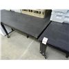 Image 2 : 2 Black Produce Tables - 2 Times the Money