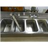 Image 2 : S/S 4 Comp 120" Bar Sink