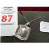 Image 2 : Sterling Silver Black Onyx & Diamond Necklace