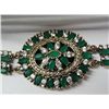 Image 2 : 12.88ct. Genuine Emerald Bracelet Sterling (Replacement Value $3500)