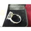 Image 2 : White Sapphire Estate Ring Sterling Silver