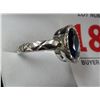 Image 2 : 4ct. Sapphire Ring Sterling Silver