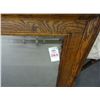 Image 2 : Early Wood Painted Beveled Edge Mirror