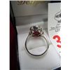 Image 2 : 4 Ct. Genuine Ruby Ring - Sterling Silver