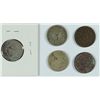 Image 2 : LOT OF ( 5 ) SHIELD NICKELS, 1866, 67, 69, 73, AND 74