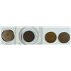 Image 1 : LOT OF ( 4 ) 2 CENT PIECES: 1864, 65, 67 AND 1870 KEY DATE,