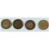Image 1 : LOT OF ( 4 ) INDIAN HEAD CENTS: 1861 VG, 1862  VF, 1862-F, 1863-VG