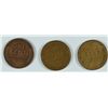 Image 2 : LOT OF ( 3 ) UNC, 1909 VDB LINCOLN CENTS