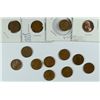 Image 1 : LOT ( 13 ) EARLY LINCOLN CENTS: 1919 AND EARLIER, MANY XF/AU COINS