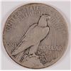 Image 2 : 1921 PEACE SILVER DOLLAR, FINE   KEY DATE!