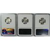 Image 2 : ( 3 ) 1945-D MERCURY DIMES, NGC MS-65 GEMS!