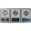 Image 2 : ( 3 ) 1946-S WASHINGTON QUARTERS, NGC MS-66