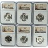 Image 1 : ( 6 ) 1954-S WASHINGTON QUARTERS, NGC MS-65