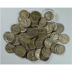 ( 80 ) PIECES FULL DATE BUFFALO NICKELS, 1938 AND OLDER, VERY NICE MIX!