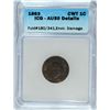 Image 1 : 1863 CIVIL WAR TOKEN (UNION FOR EVER) ICG AU-50 DETAILS