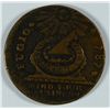 Image 1 : 1787 FUGIO CENT, CINQUEFOIL AFTER DATE, XF RARE