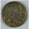Image 1 : 1918 / 17-D BUFFALO NICKEL, XF, RARE OVERDATE
