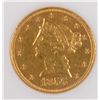 Image 2 : 1856 LIBERTY HEAD $5 GOLD PCI MS62