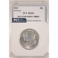 1937 ANTIETAM COMMEMORATIVE HALF DOLLAR PCI MS65