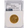 Image 1 : 1880 CC LIBERTY HEAD $10 GOLD PCI MS62 CLEANED OBV.