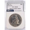 Image 1 : 1877 S TRADE DOLLAR PCI MS63 CLEANED