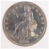 Image 2 : 1877 S TRADE DOLLAR PCI MS63 CLEANED