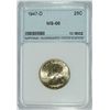 Image 1 : 1947-D WASHINGTON QUARTER NNC MS-66