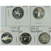 Image 1 : SET OF 1999-S SILVER PROOF STATEHOOD QUARTERS