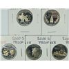 Image 1 : SET OF 2000-S SILVER PROOF STATEHOOD QUARTERS