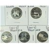 Image 1 : SET OF 2001-S SILVER PROOF STATEHOOD QUARTERS