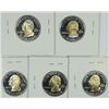 Image 2 : SET OF 2002-S SILVER PROOF STATEHOOD QUARTERS