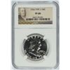 Image 1 : 1956 TYPE-2 FRANKLIN HALF DOLLAR,  NGC PROOF-68!