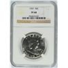 Image 1 : 1957 FRANKLIN HALF DOLLAR, NGC PROOF-68!!