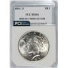 Image 1 : 1934-D PEACE SILVER DOLLAR, PCI  MS-64