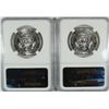 Image 2 : 1966 AND 1967 SMS KENNEDY HALF DOLLAR, BOTH NGC MS-67