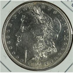 1891-CC MORGAN SILVER DOLLAR MS-61