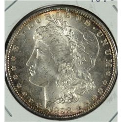 1898 MORGAN SILVER DOLLAR BU NICELY TONED