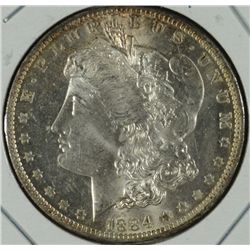 1884-O MORGAN SILVER DOLLAR MS-63