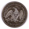 Image 2 : 1855 SEATED LIBERTY HALF DOLLAR G/VG