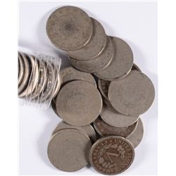 ROLL OF 1896 V-NICKELS FAIR