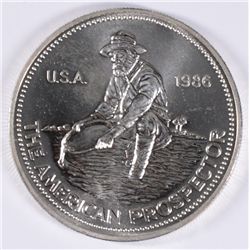 1986 1 OZT .999 FS ENGELHARD PROSPECTOR