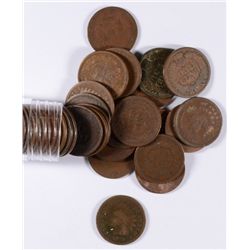 ROLL OF 1879 INDIAN HEAD CENTS AG