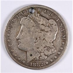 1882-CC MORGAN DOLLAR (HOLE)