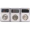 Image 2 : LOT OF ( 3 ) 1954-S FRANKLIN HALF DOLLARS, NGC MS-63