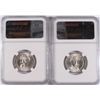 Image 2 : LOT OF ( 2 ) 1945 WASHINGTON QUARTERS, NGC MS-66  SCARCE!